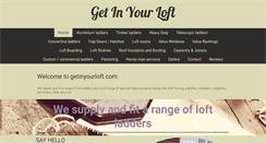 Desktop Screenshot of getinyourloft.com