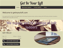 Tablet Screenshot of getinyourloft.com